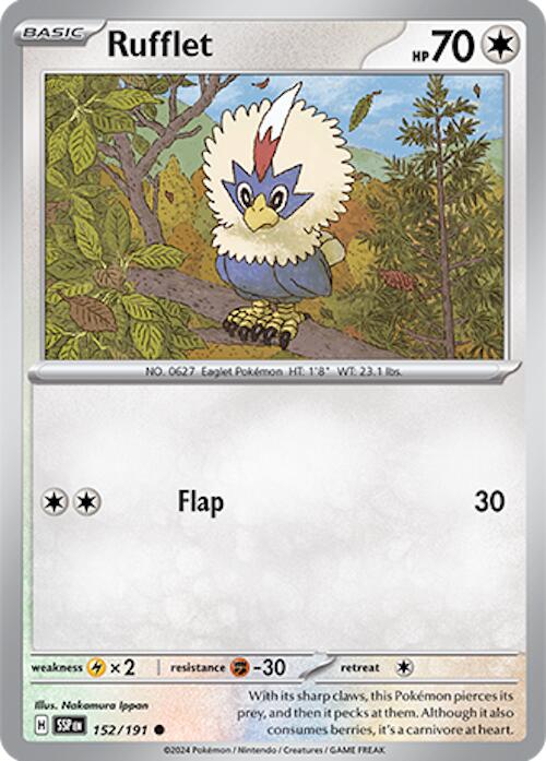 Rufflet (152/191) [Scarlet & Violet: Surging Sparks] | Card Citadel