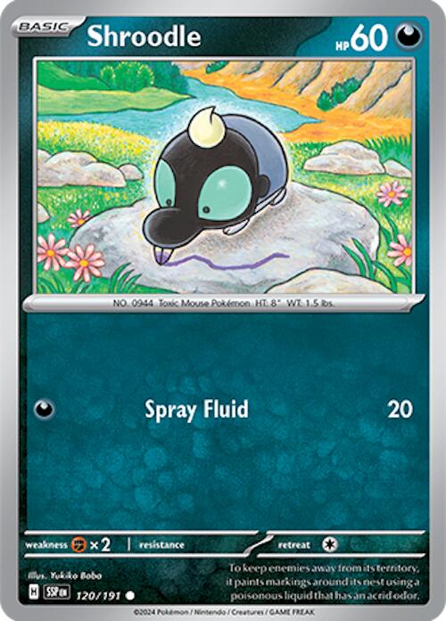 Shroodle (120/191) [Scarlet & Violet: Surging Sparks] | Card Citadel