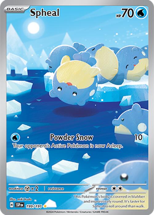 Spheal (199/191) [Scarlet & Violet: Surging Sparks] | Card Citadel