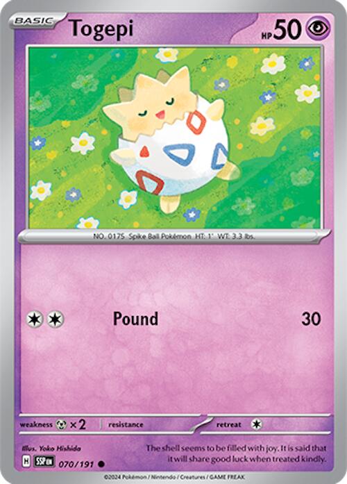 Togepi (070/191) [Scarlet & Violet: Surging Sparks] | Card Citadel