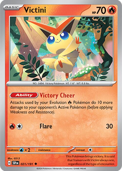 Victini (021/191) [Scarlet & Violet: Surging Sparks] | Card Citadel