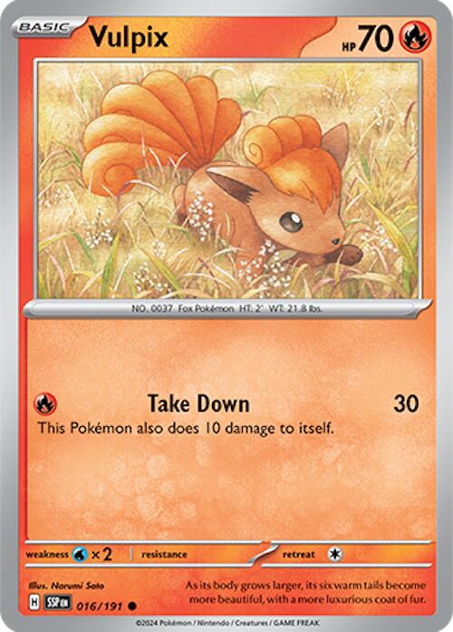 Vulpix (016/191) [Scarlet & Violet: Surging Sparks] | Card Citadel