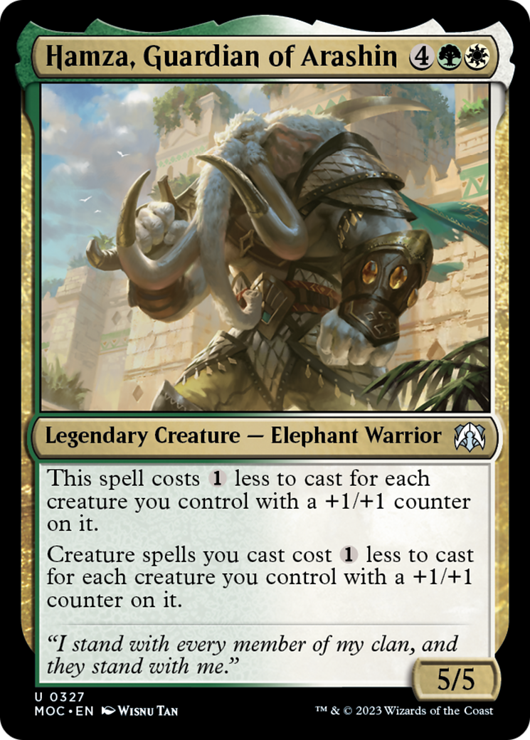 Hamza, Guardian of Arashin [March of the Machine Commander] | Card Citadel