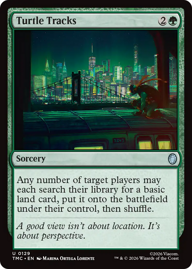 Turtle Tracks [Teenage Mutant Ninja Turtles Commander] | Card Citadel