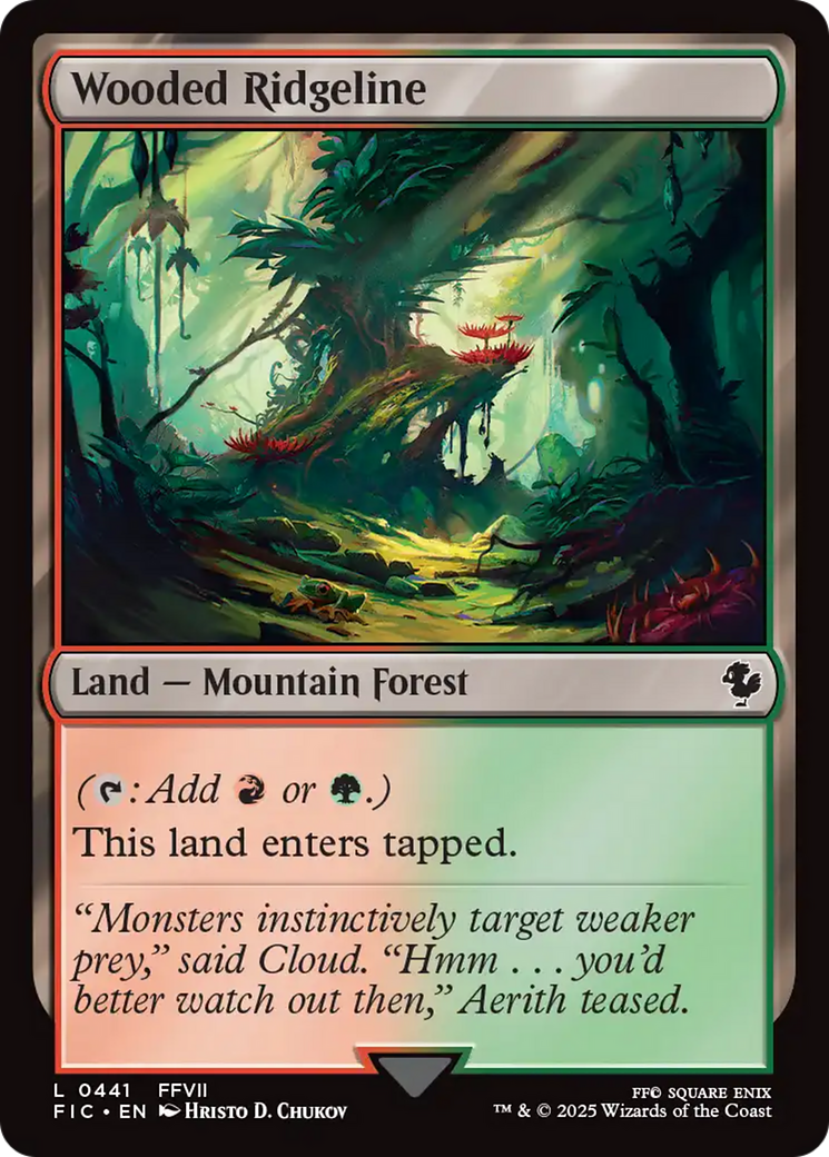 Wooded Ridgeline [FINAL FANTASY Commander] | Card Citadel
