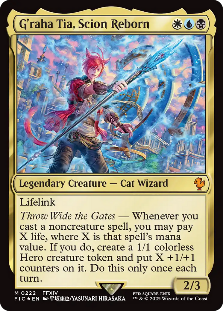 G'raha Tia, Scion Reborn (Surge Foil) [FINAL FANTASY Commander] | Card Citadel