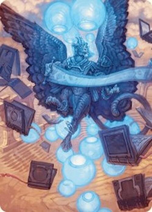 Sphinx of Forgotten Lore Art Card (33/54) [Foundations Art Series] | Card Citadel