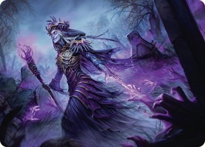 Zul Ashur, Lich Lord Art Card (10/54) [Foundations Art Series] | Card Citadel