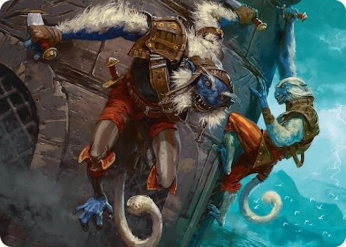 Goblin Boarders Art Card (11/54) [Foundations Art Series] | Card Citadel