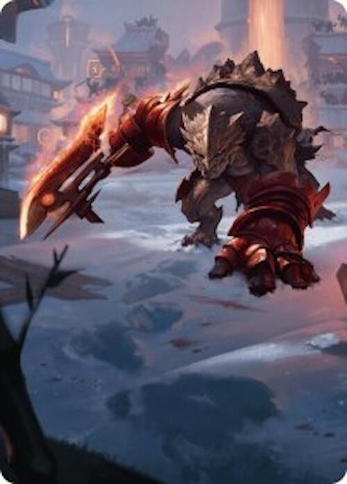 Searslicer Goblin Art Card (39/54) [Foundations Art Series] | Card Citadel