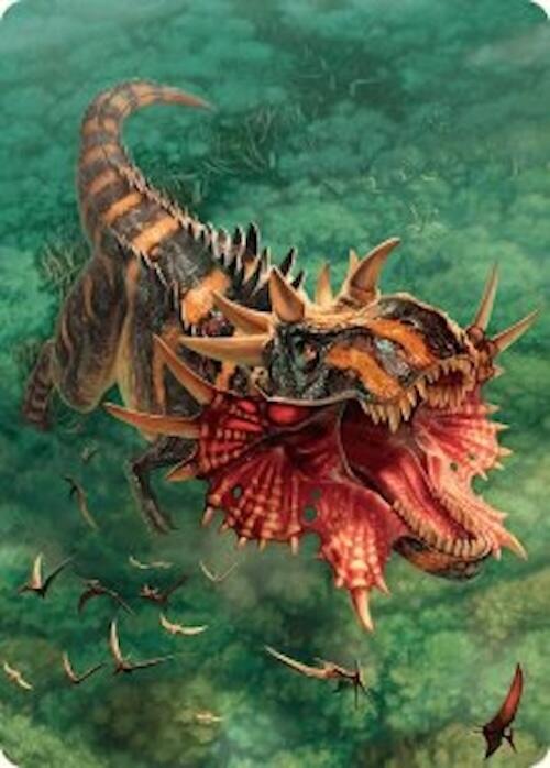 Gigantosaurus Art Card (53/54) [Foundations Art Series] | Card Citadel