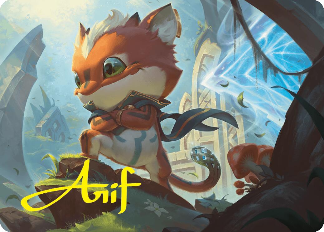 Loot, Exuberant Explorer Art Card (12/54) (Gold-Stamped Signature) [Foundations Art Series] | Card Citadel
