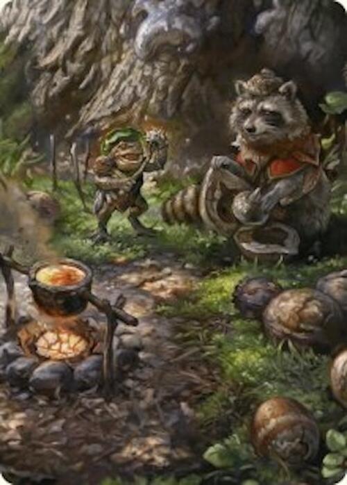 Sylvan Scavenging Art Card (46/54) [Foundations Art Series] | Card Citadel