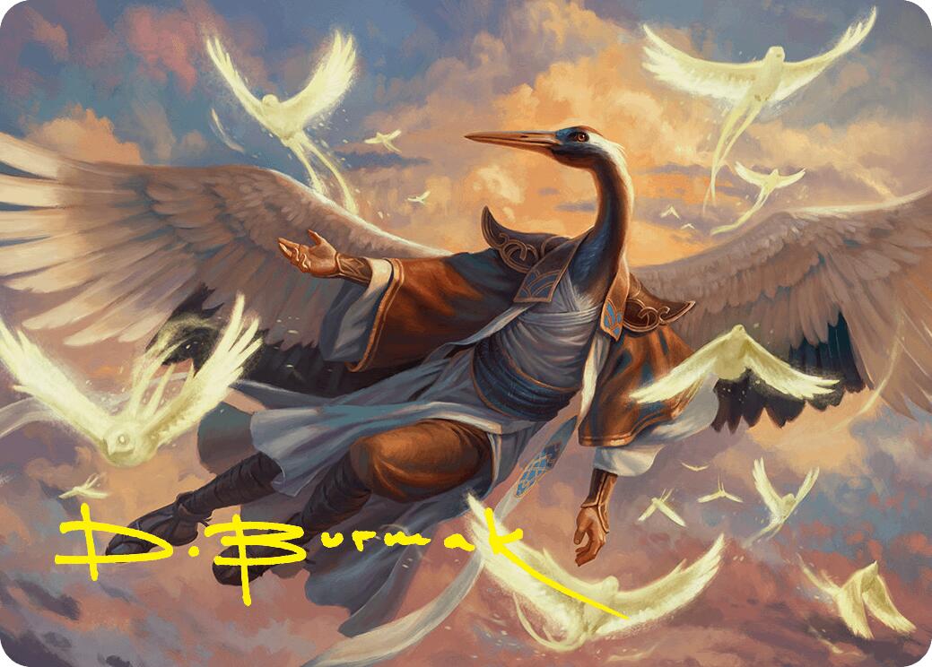 Kykar, Zephyr Awakener Art Card (16/54) (Gold-Stamped Signature) [Foundations Art Series] | Card Citadel