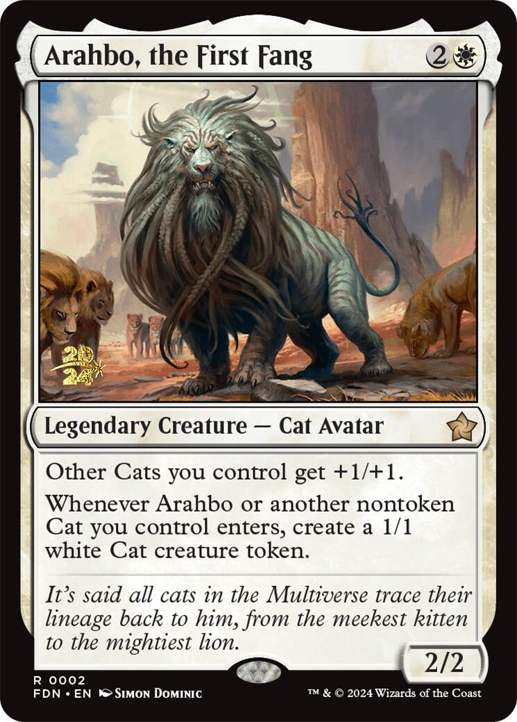 Arahbo, the First Fang [Foundations Prerelease Promos] | Card Citadel