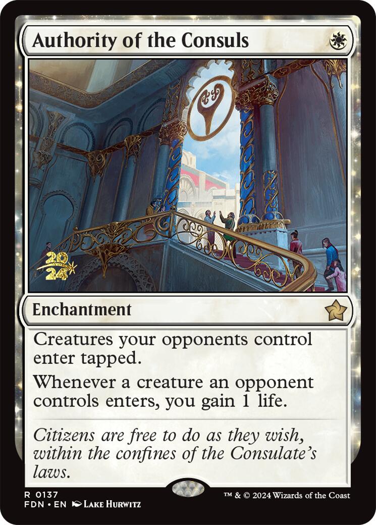 Authority of the Consuls [Foundations Prerelease Promos] | Card Citadel