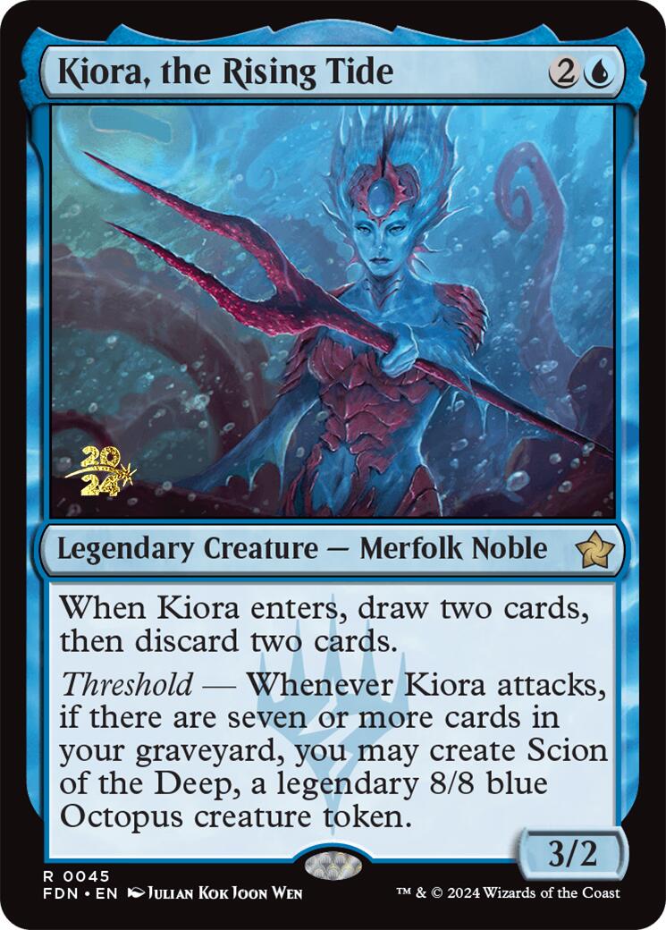 Kiora, the Rising Tide [Foundations Prerelease Promos] | Card Citadel