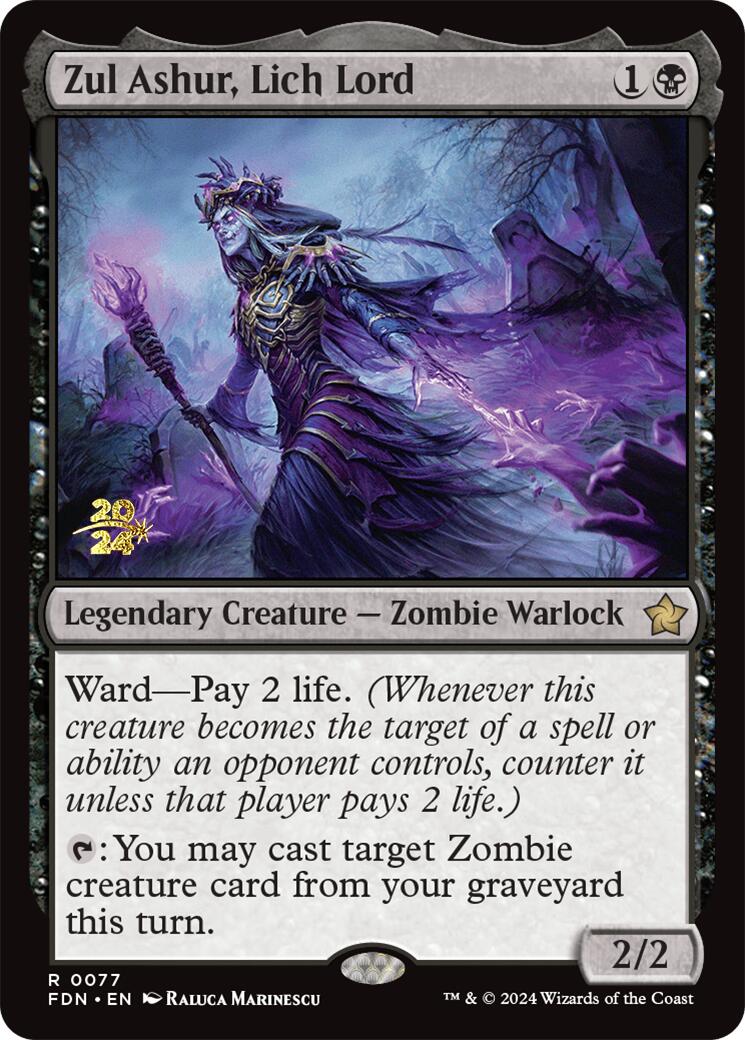 Zul Ashur, Lich Lord [Foundations Prerelease Promos] | Card Citadel