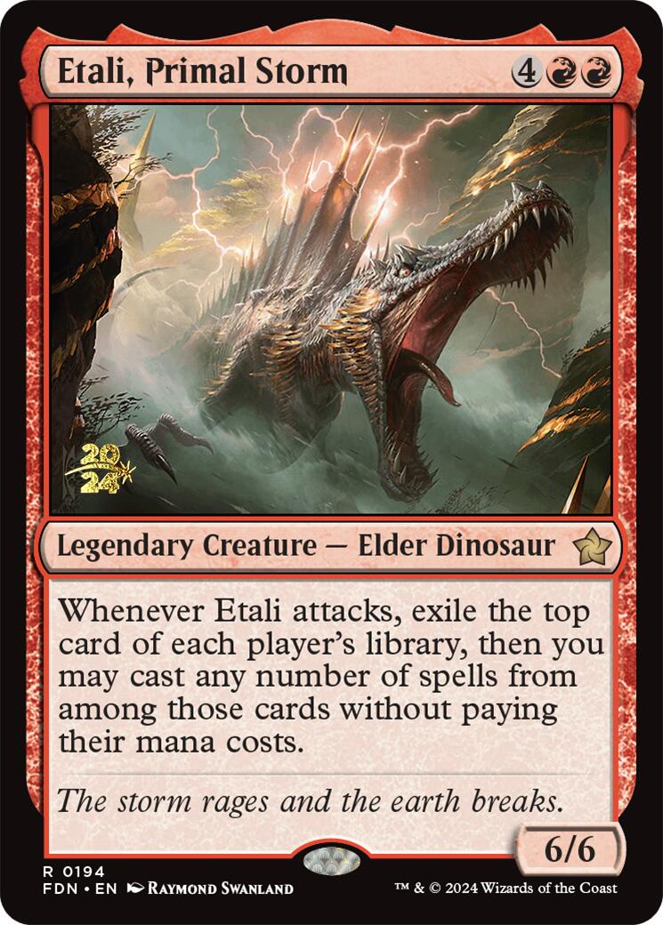 Etali, Primal Storm [Foundations Prerelease Promos] | Card Citadel