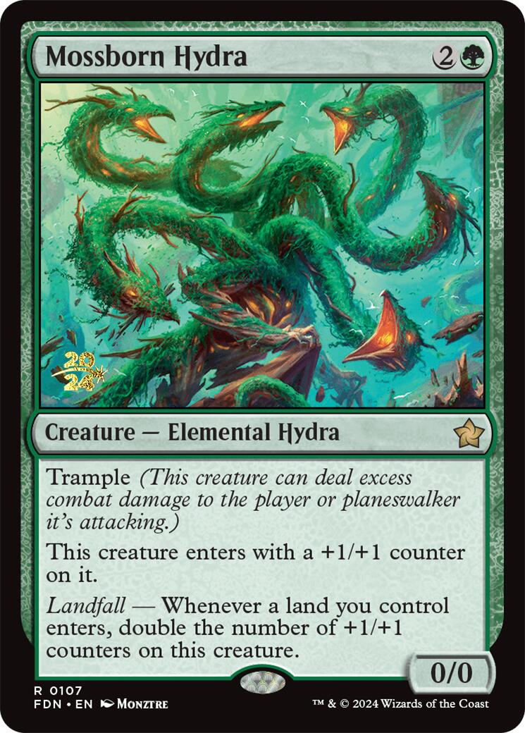 Mossborn Hydra [Foundations Prerelease Promos] | Card Citadel