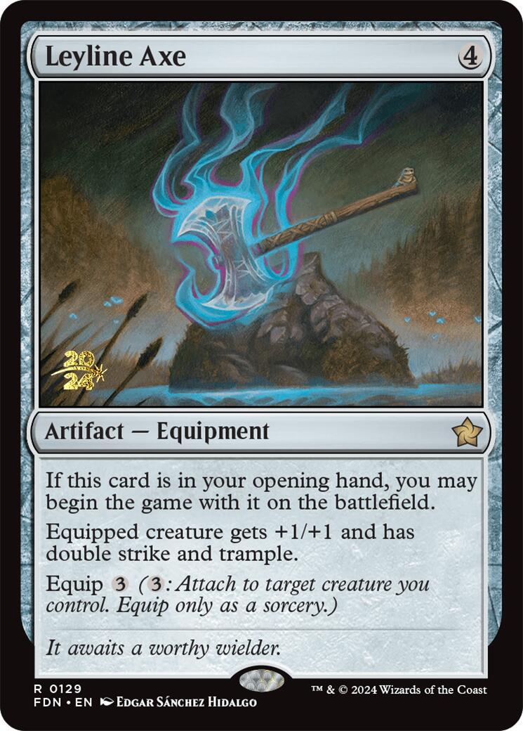 Leyline Axe [Foundations Prerelease Promos] | Card Citadel