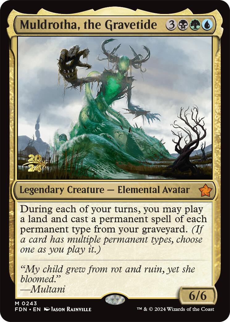 Muldrotha, the Gravetide [Foundations Prerelease Promos] | Card Citadel