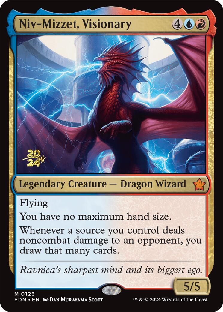 Niv-Mizzet, Visionary [Foundations Prerelease Promos] | Card Citadel