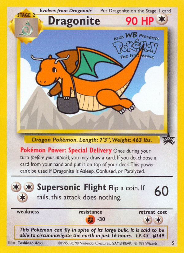 Dragonite (5) [Wizards of the Coast: Black Star Promos] | Card Citadel