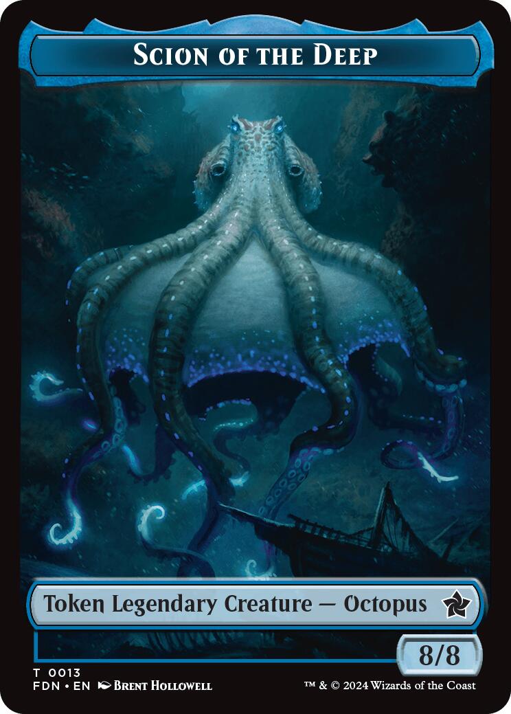 Scion of the Deep // Koma's Coil Doubled-Sided Token [Foundations Tokens] | Card Citadel