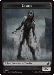 Goblin // Zombie Doubled-Sided Token [Foundations Tokens] | Card Citadel