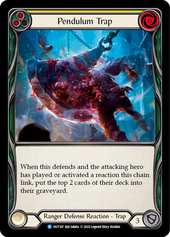 Pendulum Trap (Yellow) [OUT107] (Outsiders) | Card Citadel