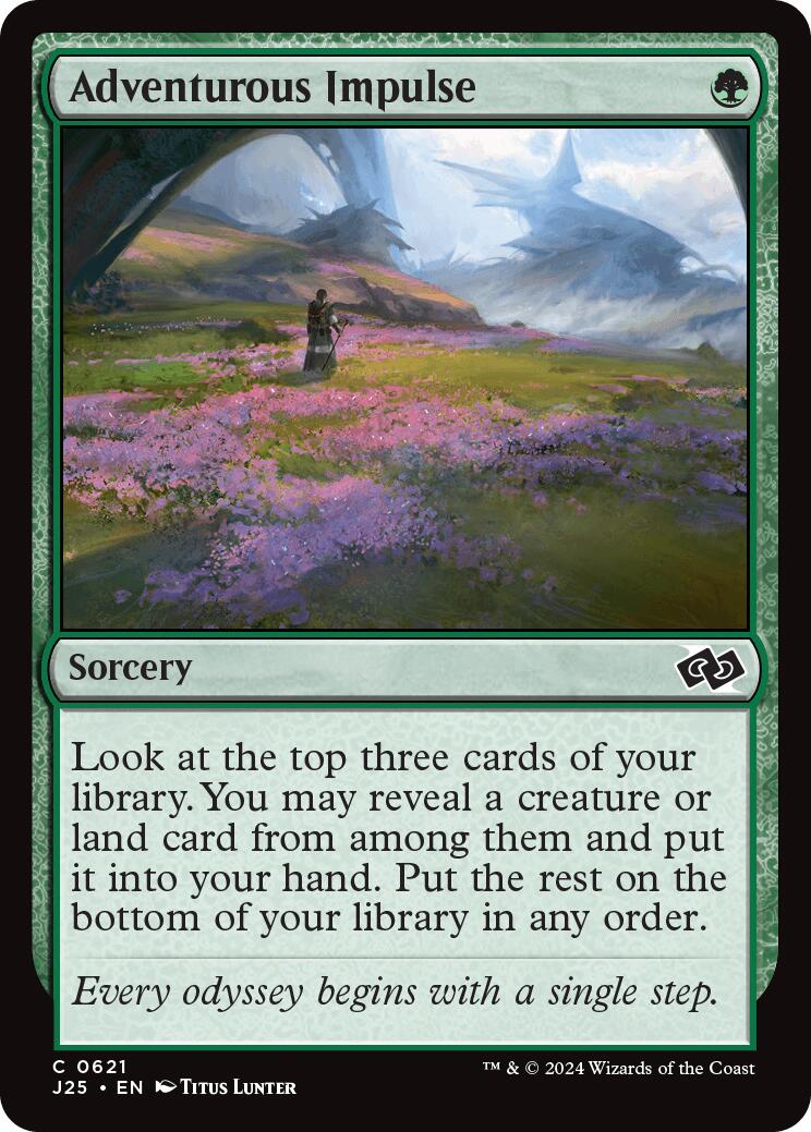 Adventurous Impulse [Foundations Jumpstart] | Card Citadel