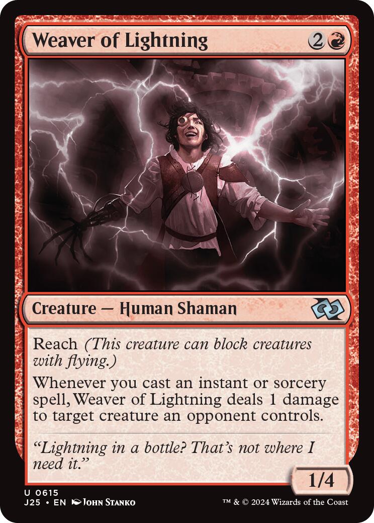 Weaver of Lightning [Foundations Jumpstart] | Card Citadel