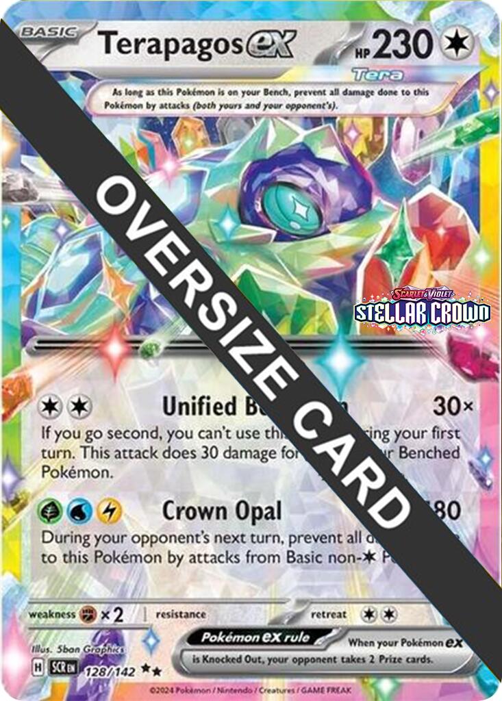 Terapagos ex (128/142) (Jumbo Card) [Scarlet & Violet: Black Star Promos] | Card Citadel