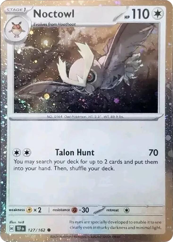 Noctowl (127/162) (Cosmos Holo) [Scarlet & Violet: Black Star Promos] | Card Citadel