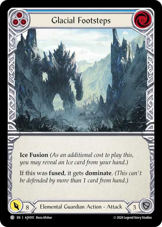 Glacial Footsteps (Blue) [AJV015] (Armory Deck: Jarl Vetreidi) | Card Citadel