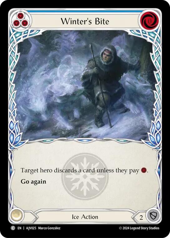 Winter's Bite (Blue) [AJV025] (Armory Deck: Jarl Vetreidi) | Card Citadel