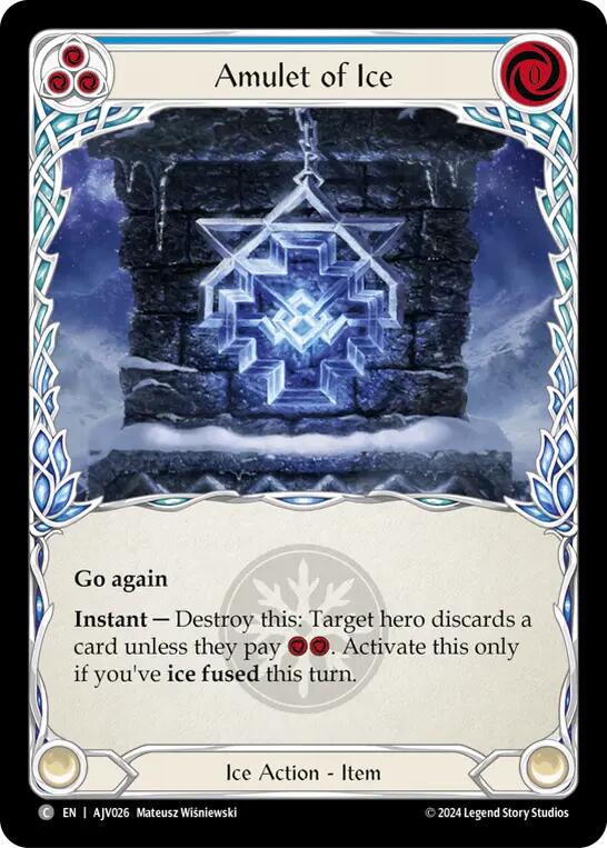 Amulet of Ice [AJV026] (Armory Deck: Jarl Vetreidi) | Card Citadel