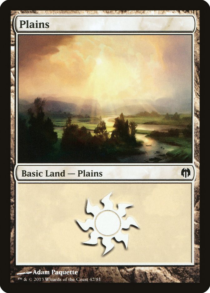 Plains (42) [Duel Decks: Heroes vs. Monsters] | Card Citadel