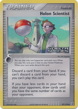 Holon Scientist (97/113) (Stamped) [EX: Delta Species] | Card Citadel