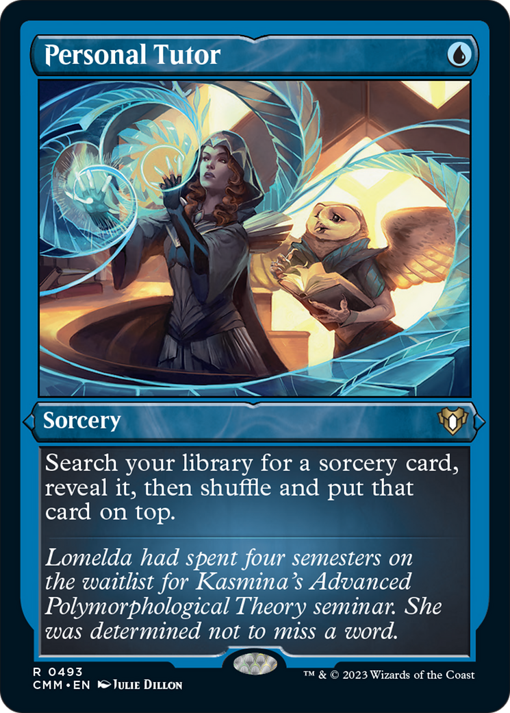 Personal Tutor (Foil Etched) [Commander Masters] | Card Citadel
