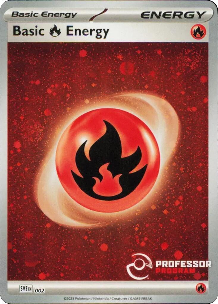 Fire Energy (002) (2023) [Professor Program Promos] | Card Citadel