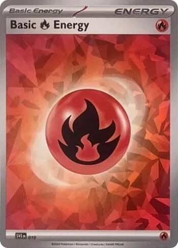 Basic Fire Energy (010) (Cracked Ice Holo) [Scarlet & Violet: Stellar Crown] | Card Citadel