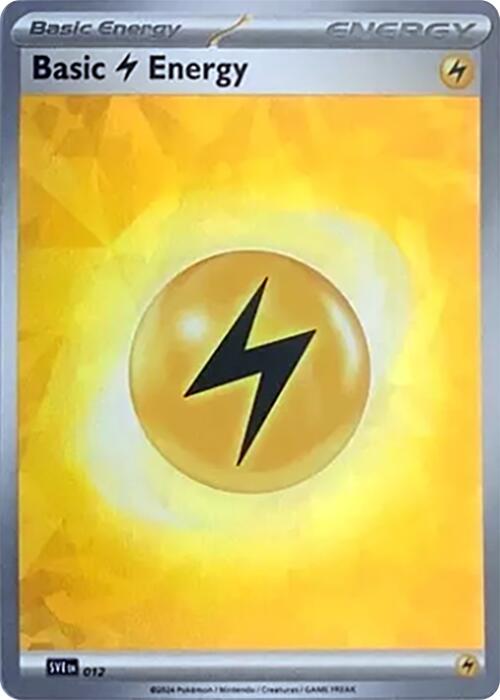 Basic Lightning Energy (012) (Cracked Ice Holo) [Scarlet & Violet: Stellar Crown] | Card Citadel