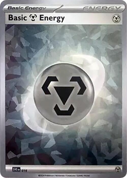Basic Metal Energy (016) (Cracked Ice Holo) [Scarlet & Violet: Stellar Crown] | Card Citadel
