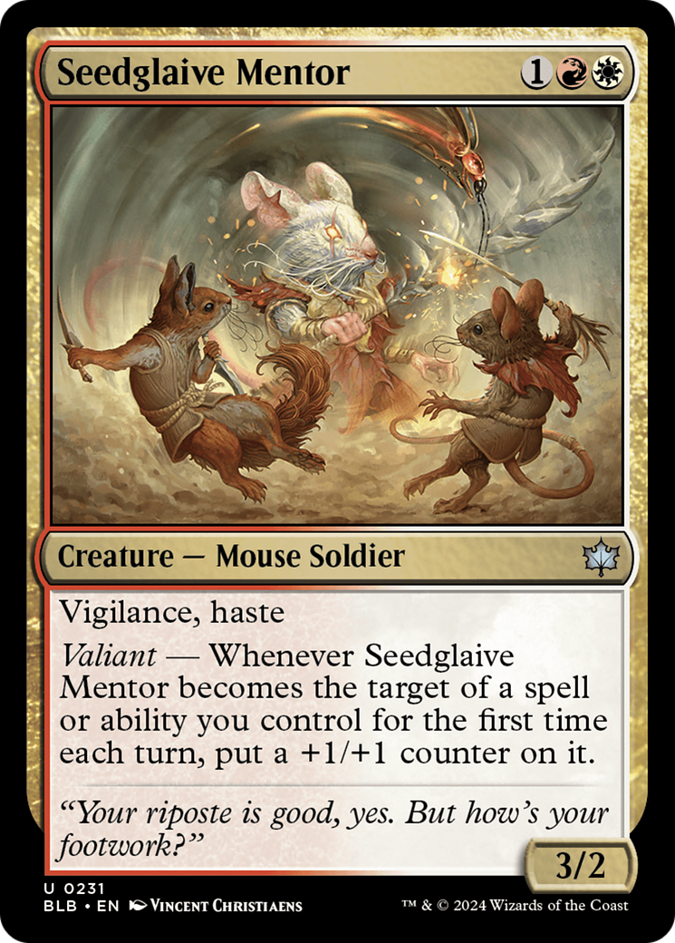 Seedglaive Mentor [Bloomburrow] | Card Citadel