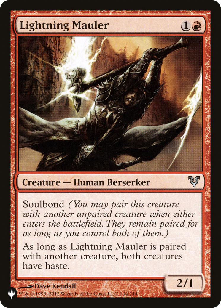 Lightning Mauler [The List Reprints] | Card Citadel