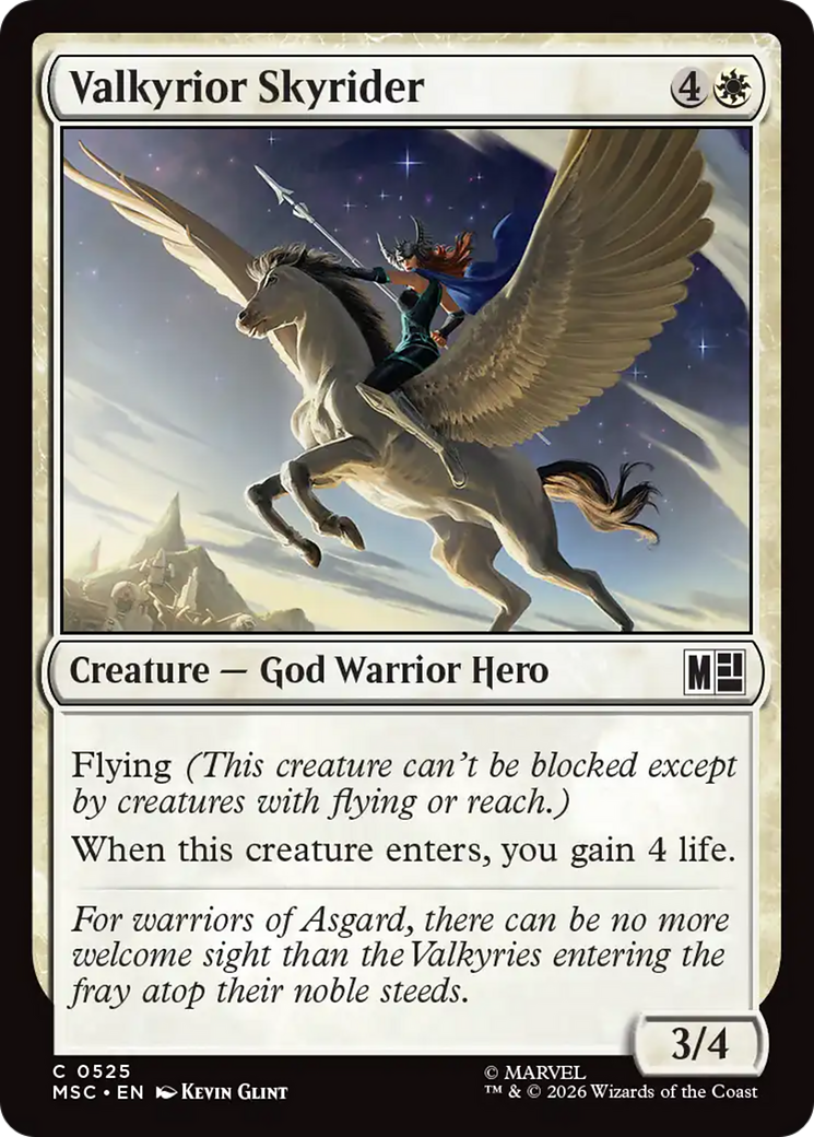 Valkyrior Skyrider [Marvel Super Heroes Commander] | Card Citadel