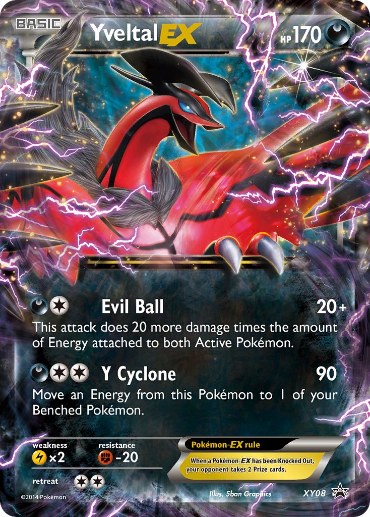 Yveltal EX (XY08) [XY: Black Star Promos] | Card Citadel