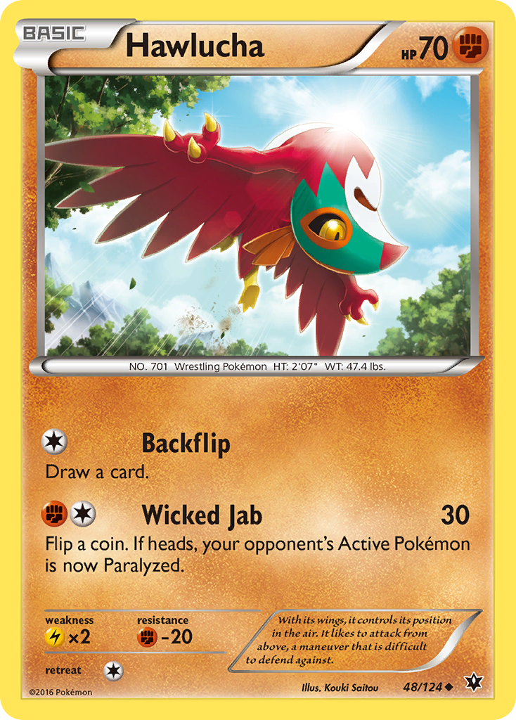 Hawlucha (48/124) [XY: Fates Collide] | Card Citadel